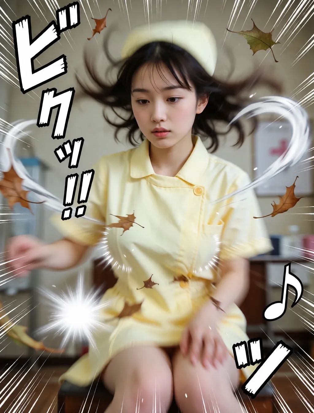 勢いのあるナース