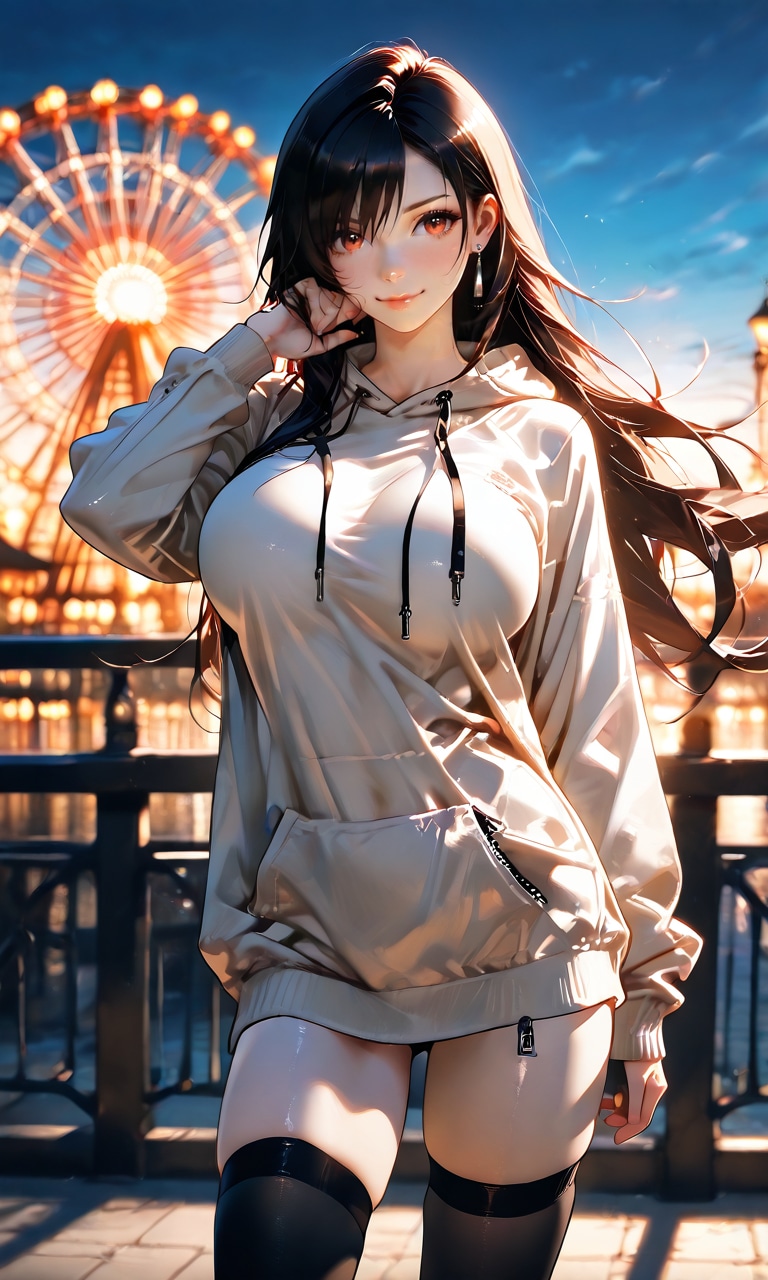 ティファ・ロックハート：黄昏の遊園地
