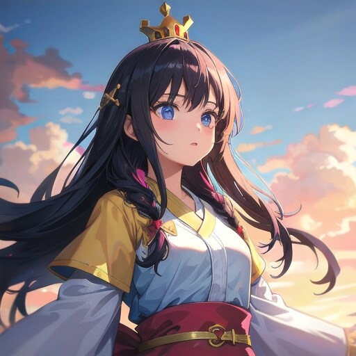 夕日の君
