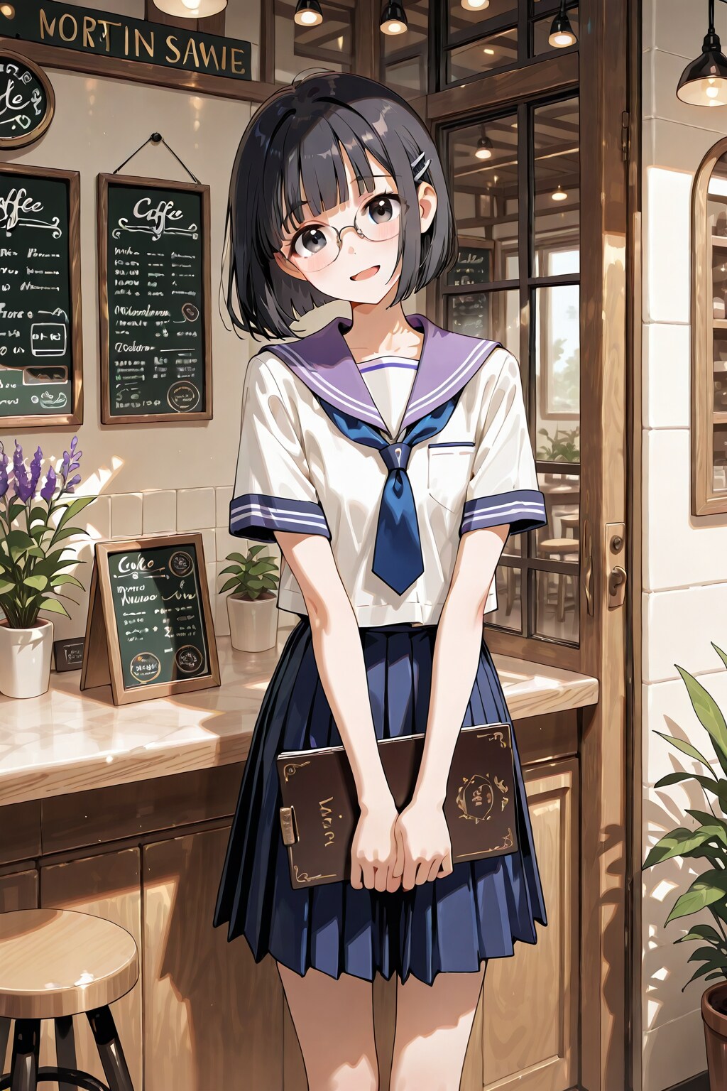 妹ちゃん✨カフェへようこそ‼️🥰☕️✨３８３ | の人気AIイラスト・グラビア