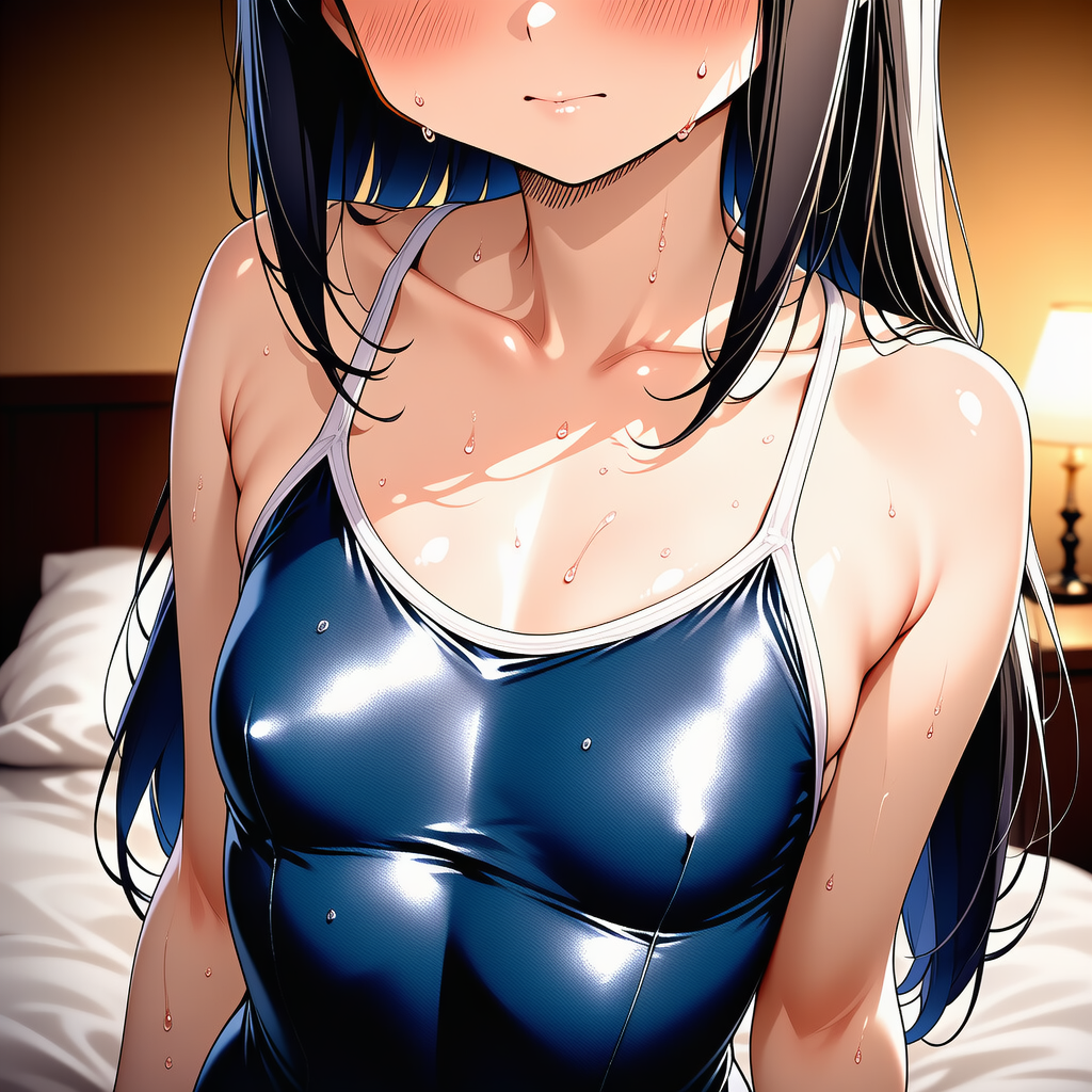 暁美ほむら_スク水_SFW