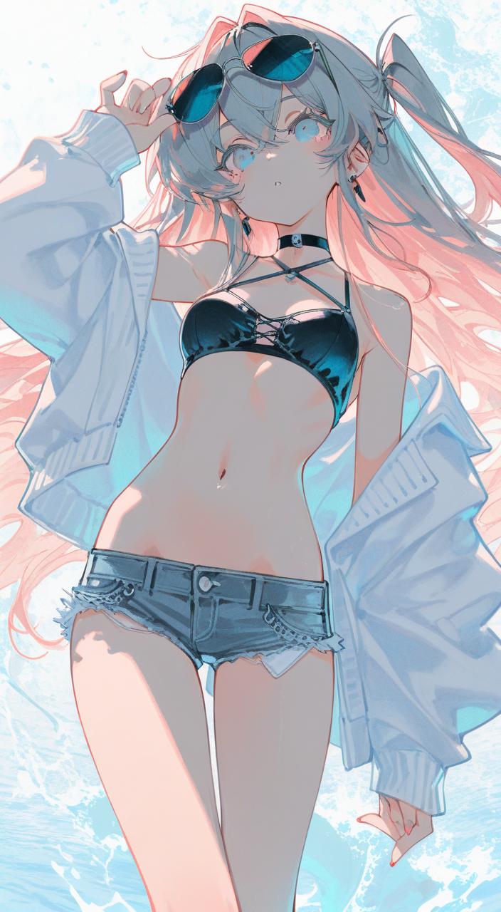 夏コーデにはサングラス