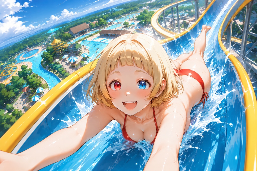 美愛ちゃんのスライディング
