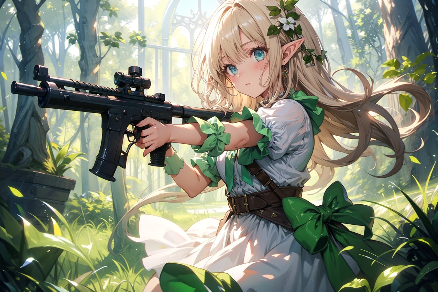 TOPAZ+αでポンドちゃん(銃装備)