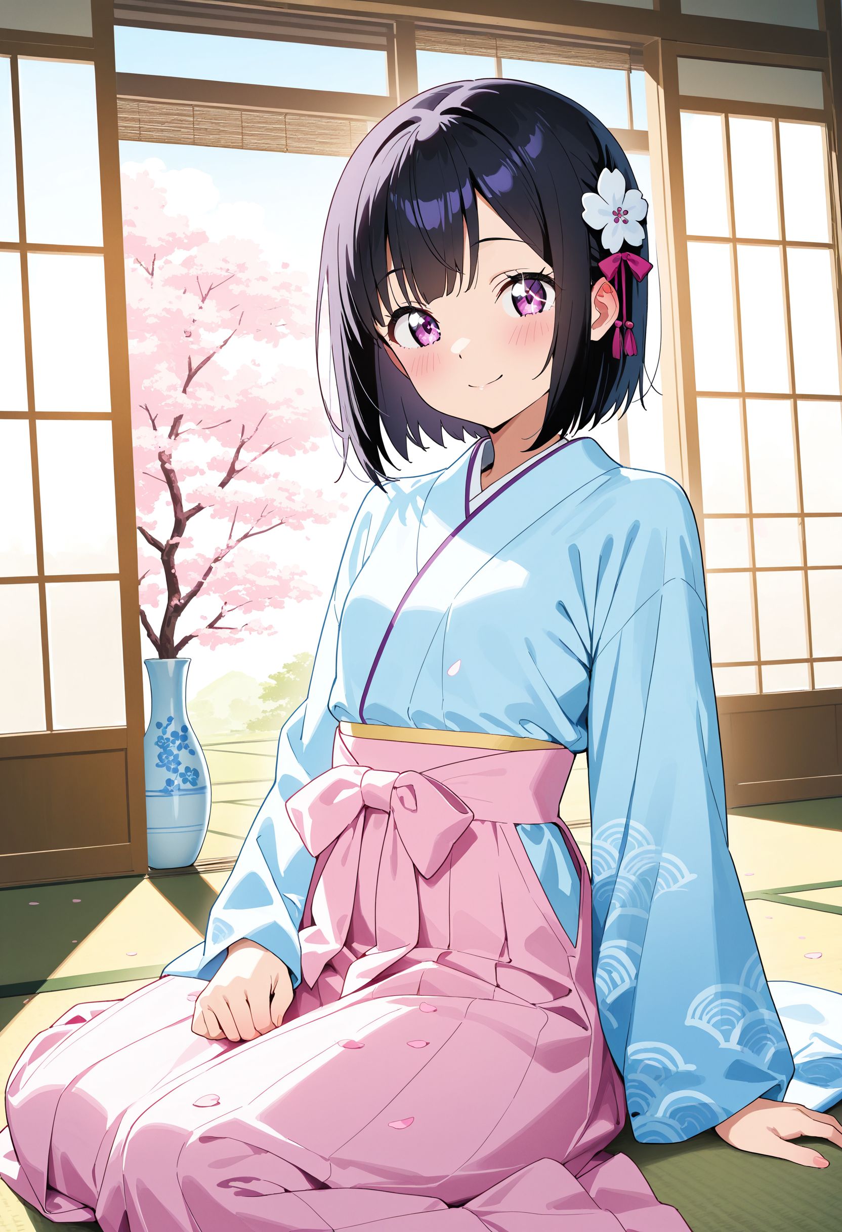 着物を着たひまりちゃん✨