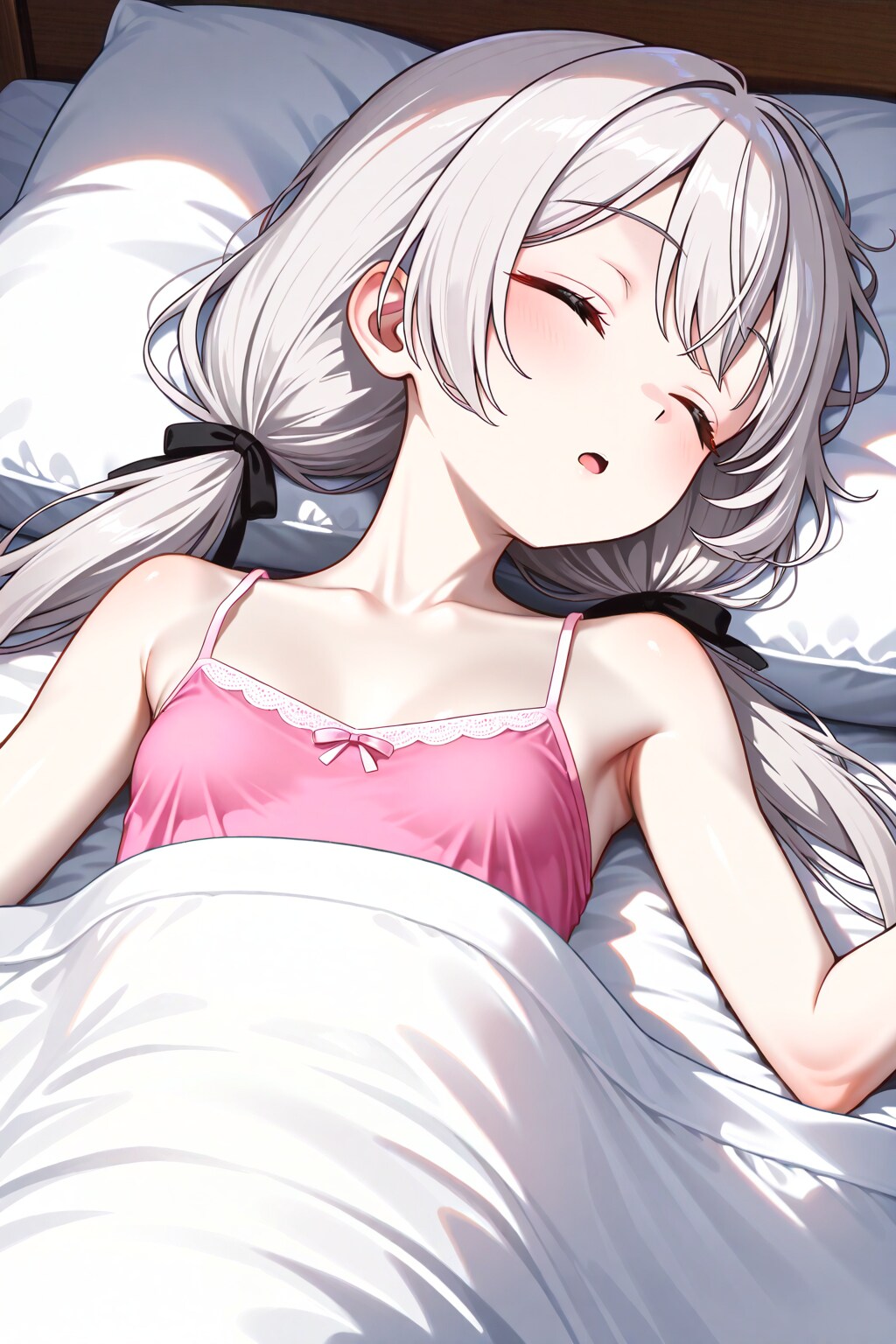 寝ているアイちゃん