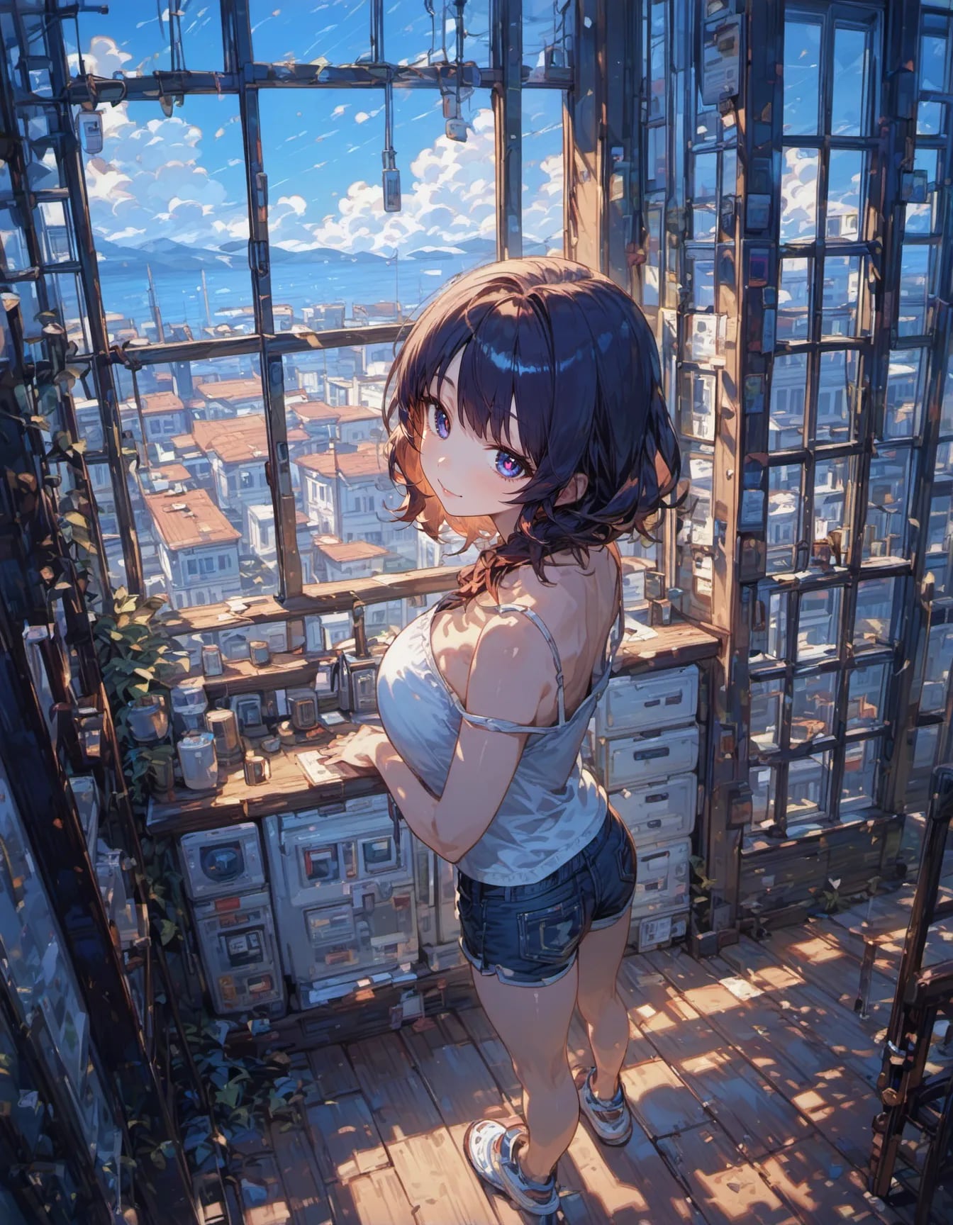 Blue Sky from the Atelier | の人気AIイラスト・グラビア