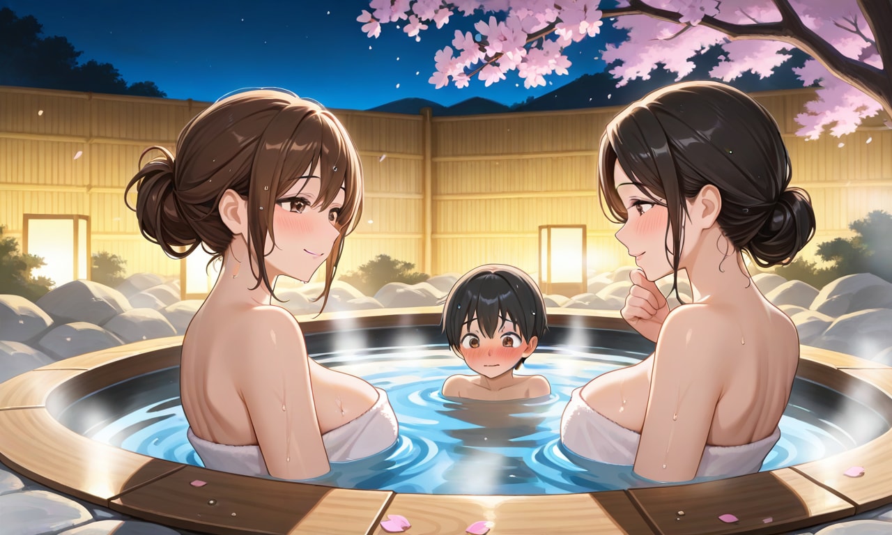ママショタ　温泉