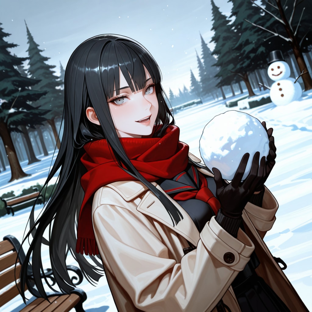 雪だるま | の人気AIイラスト・グラビア