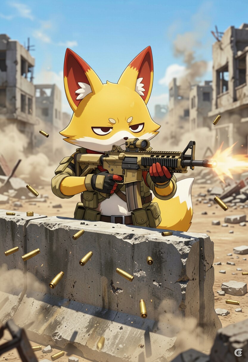 筋肉モリモリマッチョマンのキツネ傭兵だ
