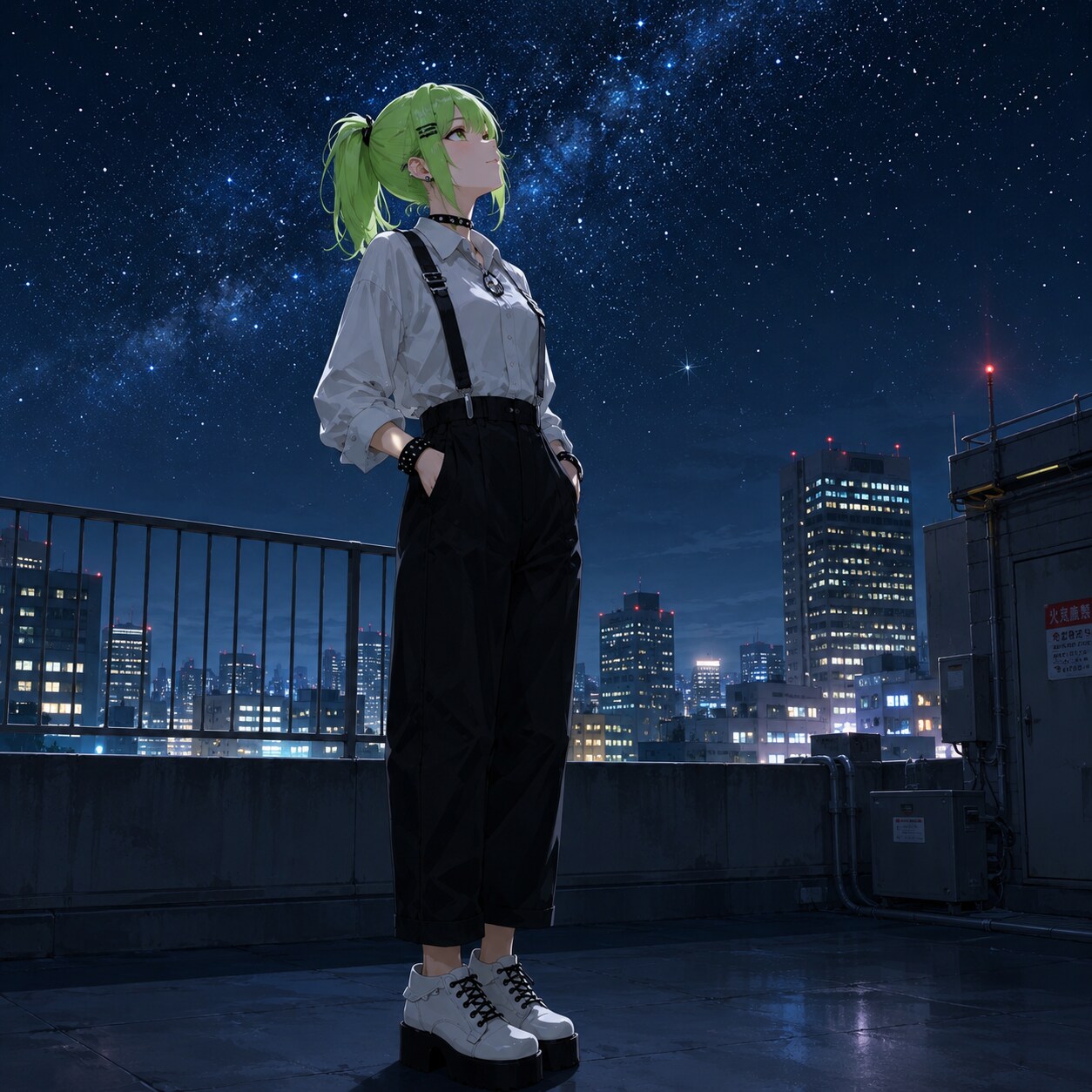 星空を見上げて