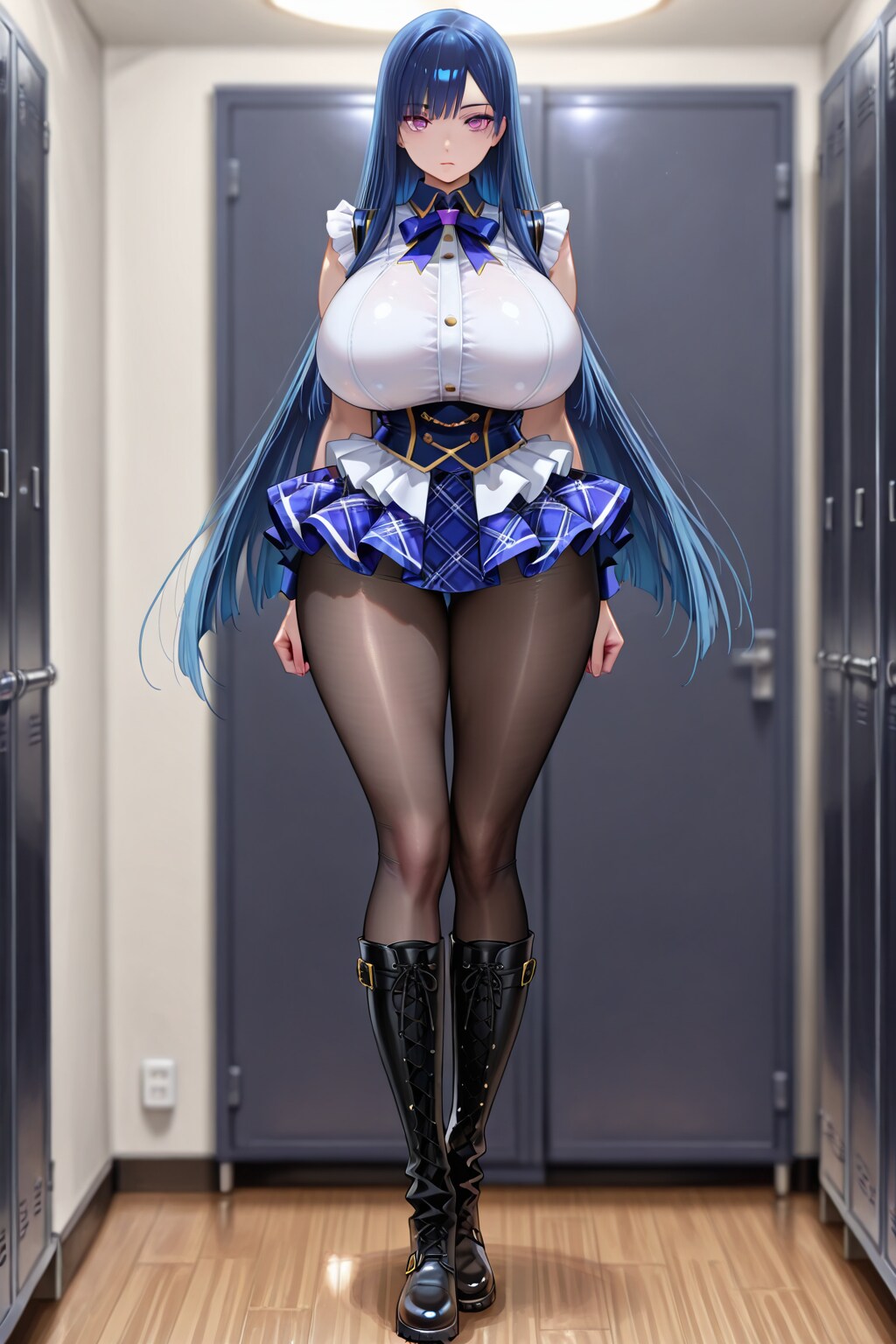 青髪のアイドル