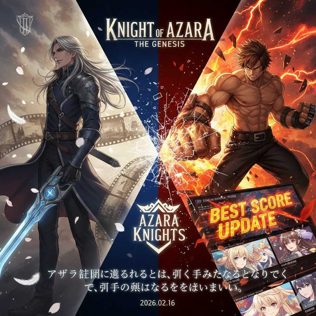 アザーラ騎士団のメンバー二名が同時にちちぷぃにランキングinしたのを記念しての祝いの作詞作曲なプロンプト