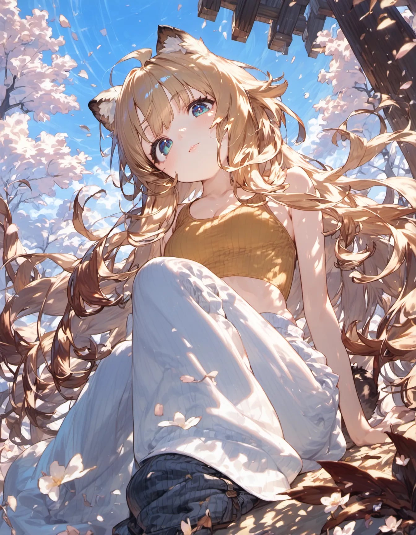 Spring Sitting Beside Me | の人気AIイラスト・グラビア