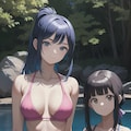 仲良し母娘の水遊び 6枚目