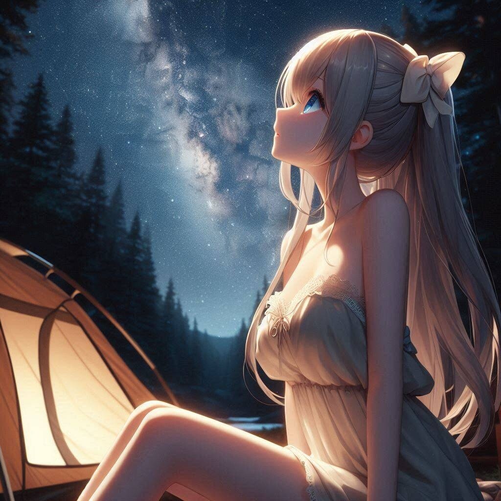 夏の夜空(DALL-E)(2)