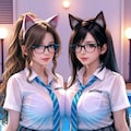 水泳部員ティファ＆エアリスの足湯 11枚目