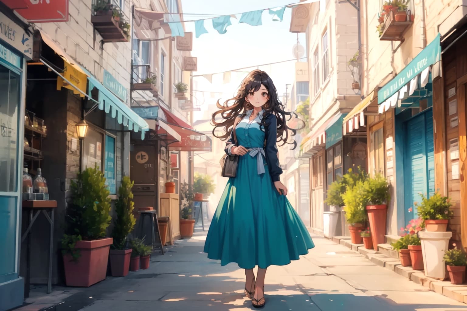 下町の雰囲気が好きなの | の人気AIイラスト・グラビア