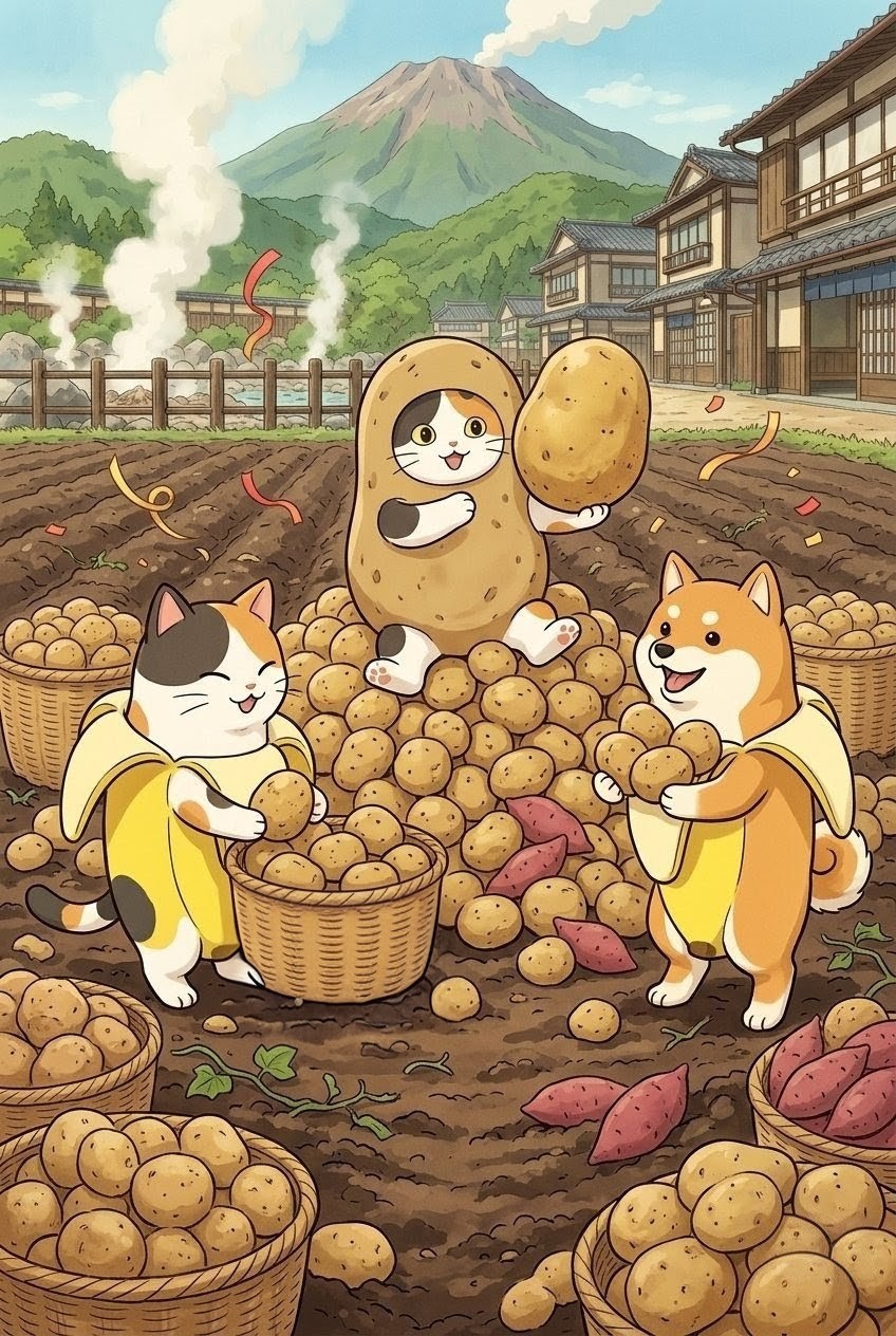 いもの収穫祭 | の人気AIイラスト・グラビア