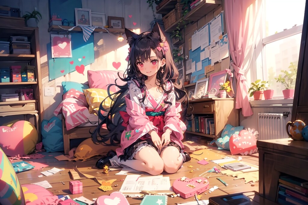 背景のプロンプト便利だね、もっと増えないかな