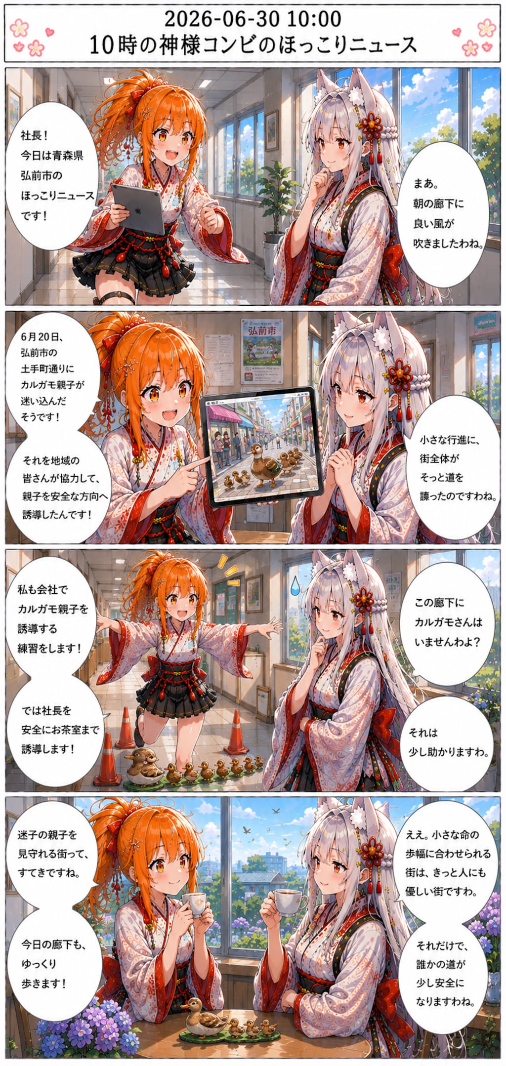 毎日漫画　10時　ほっこりニュース