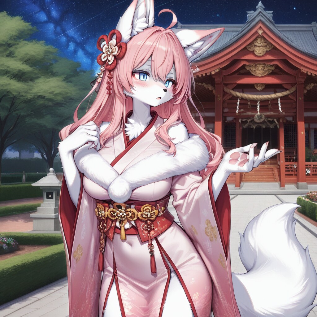 獣人二年参り➄ | の人気AIイラスト・グラビア