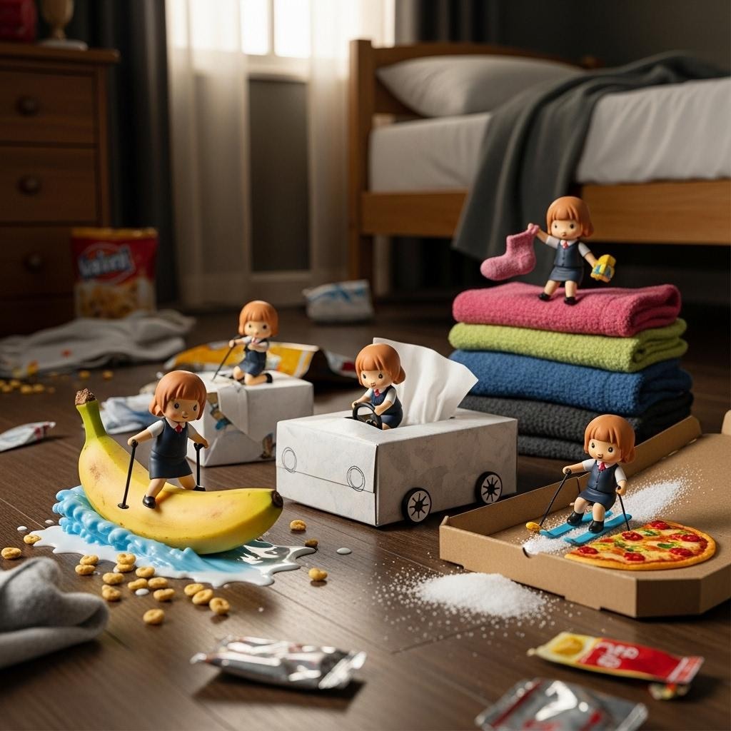 いろいろ乗るフチ子