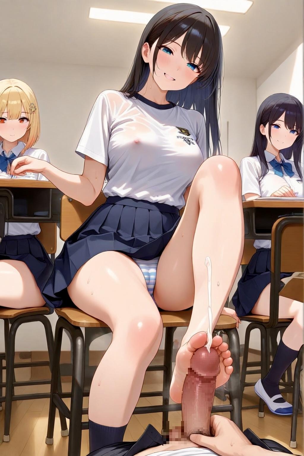 足で捕まえちゃうよ〜