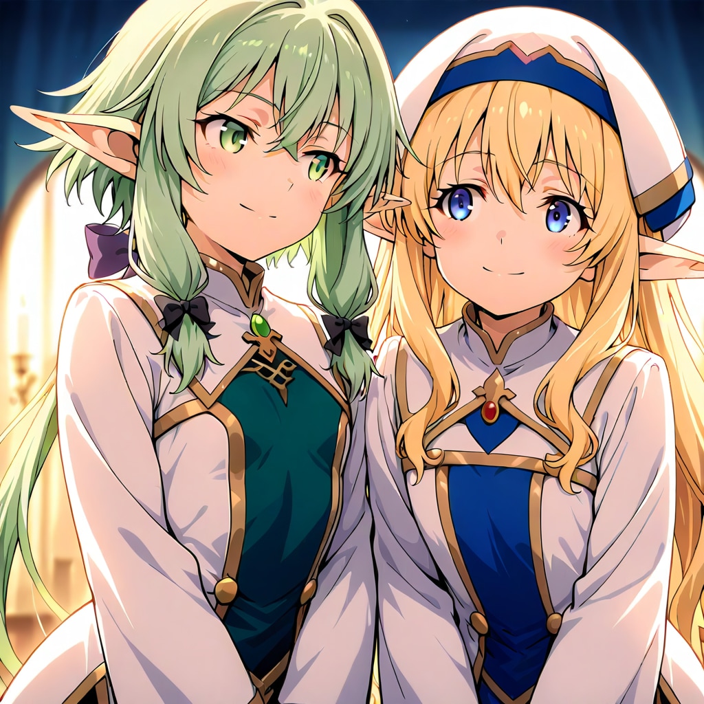 女神官と妖精弓手 | の人気AIイラスト・グラビア