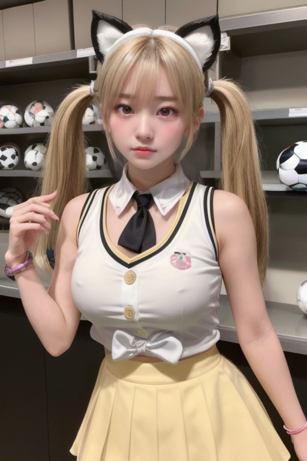 サッカーボール屋の看板娘