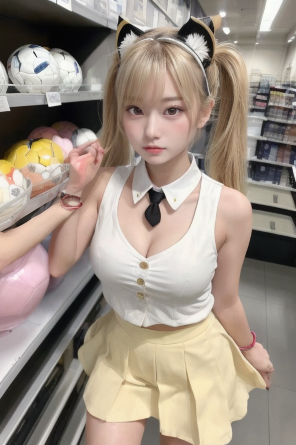 サッカーボール屋の看板娘