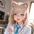 どっちの方がおいしいの？(にゃ？) 7枚目