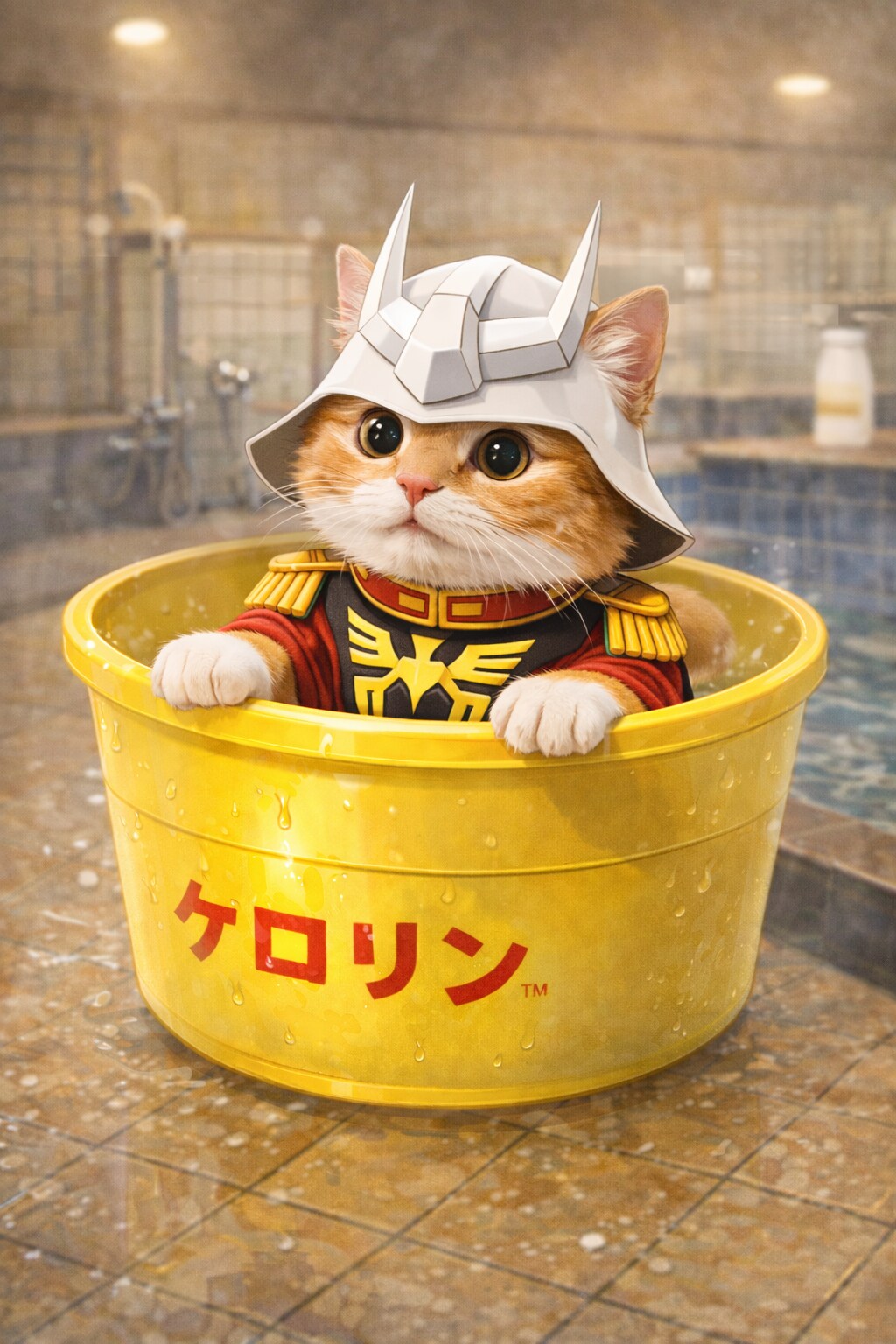 銭湯、それはシャア猫の戦場