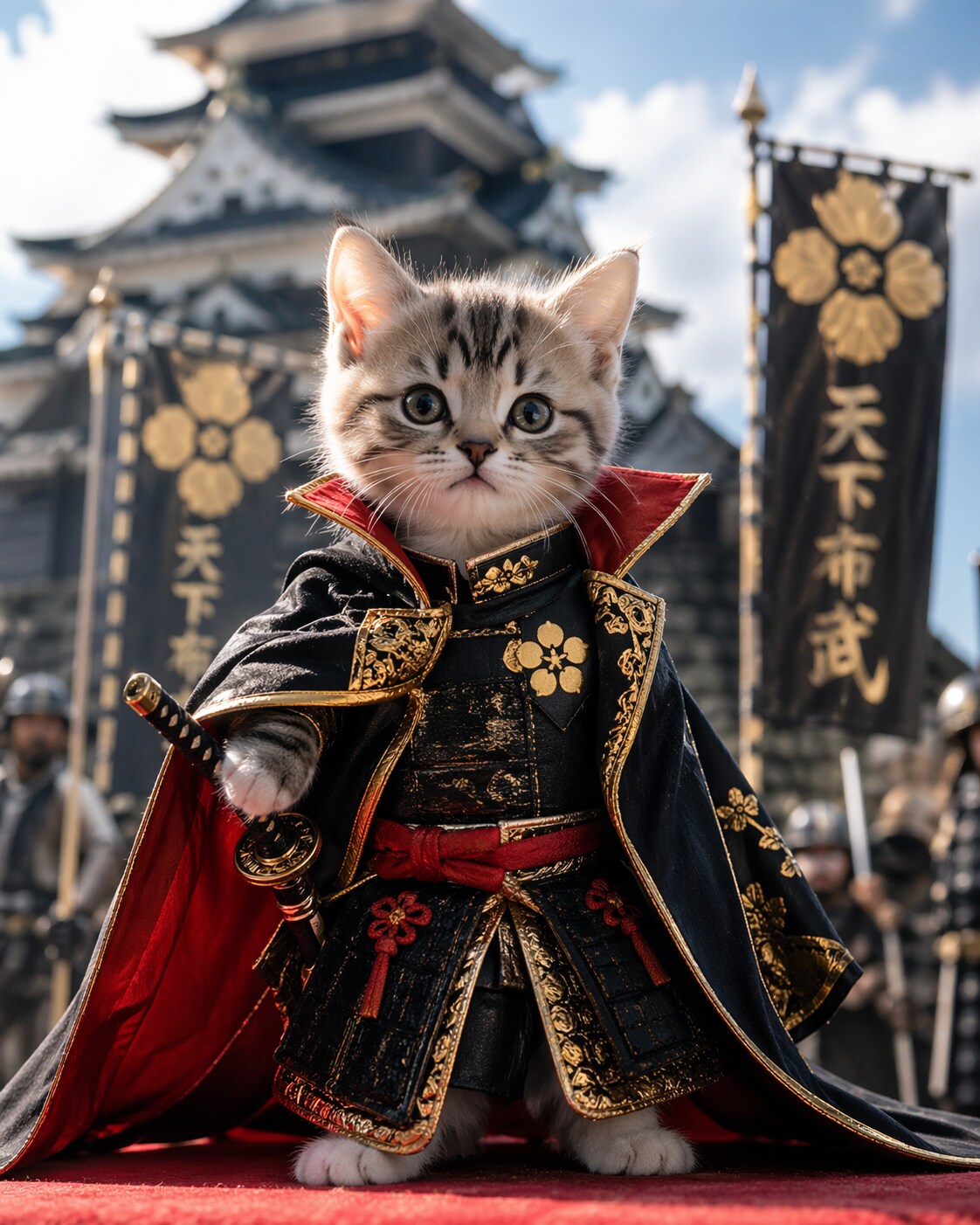 【動物】織田信にゃが | の人気AIイラスト・グラビア