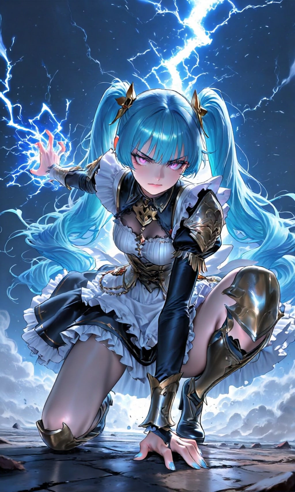 蒼き稲妻の降臨