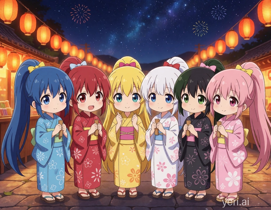 七夕と 子どもぽに