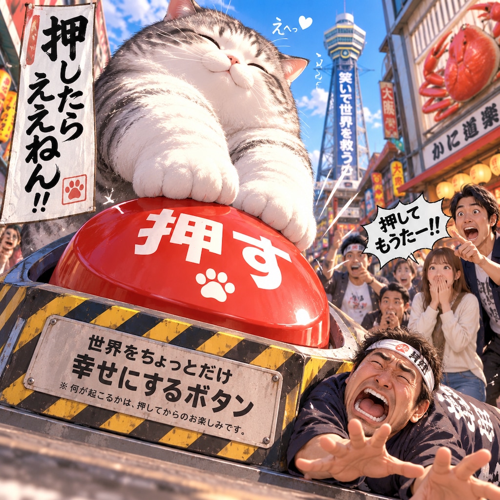 ポチっとな。