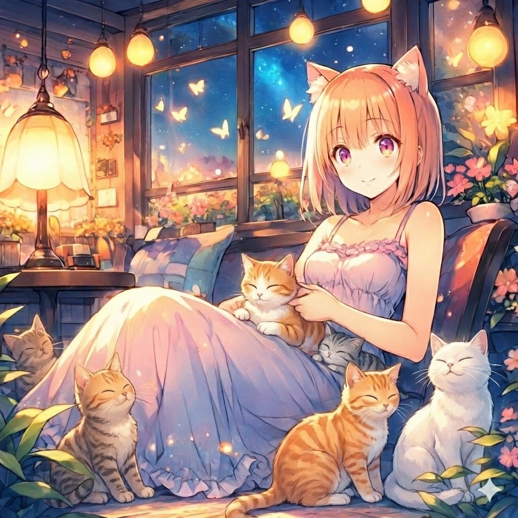 ネコ耳少女21 | の人気AIイラスト・グラビア