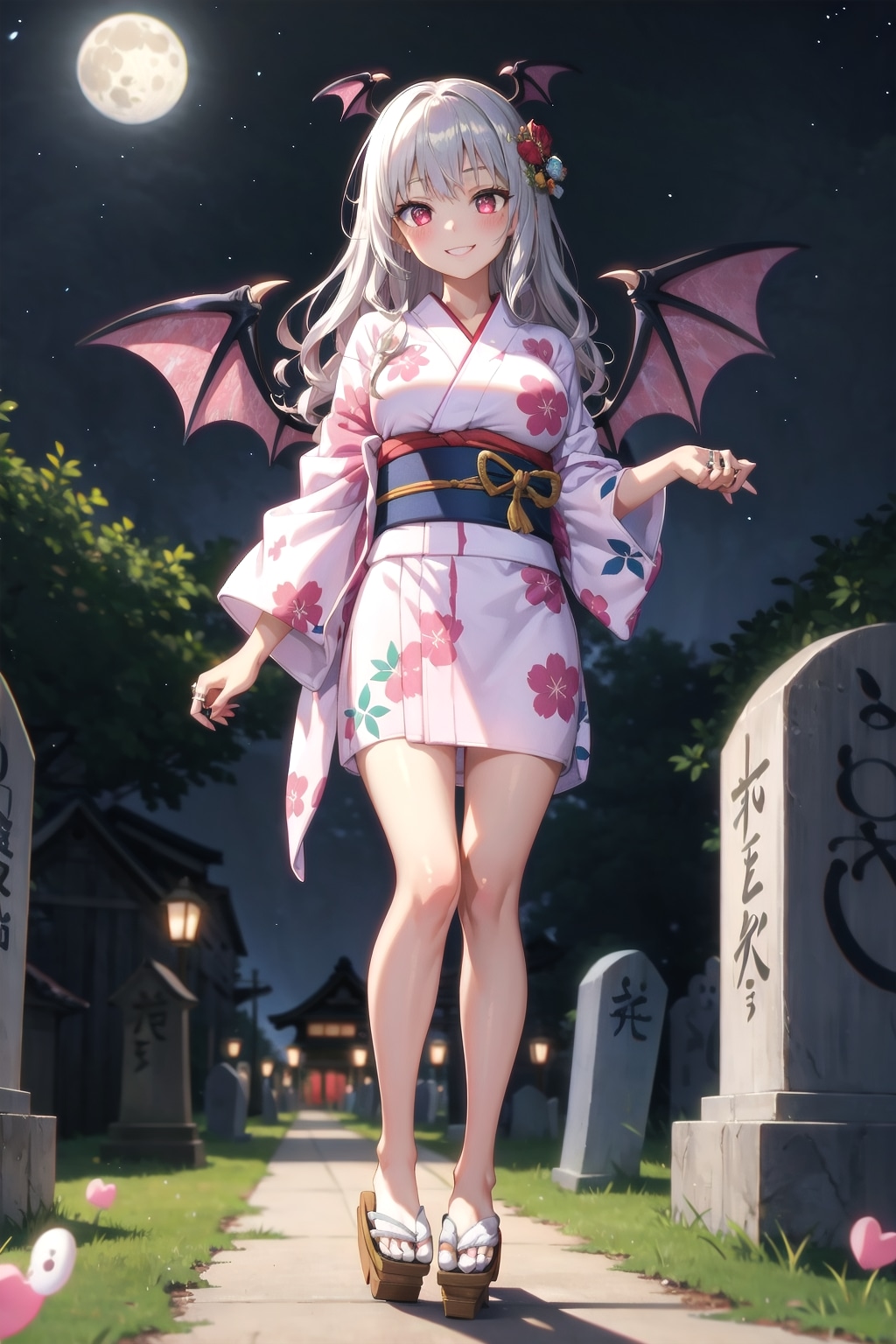 浴衣でもミニです