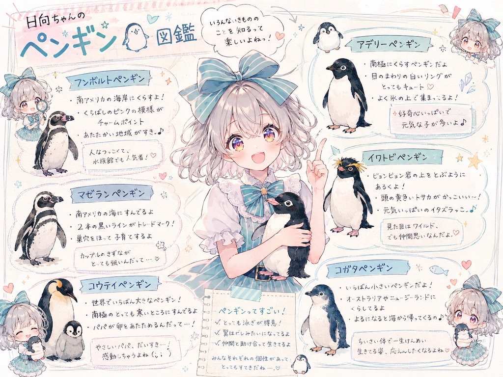 日向ちゃんのペンギン図鑑