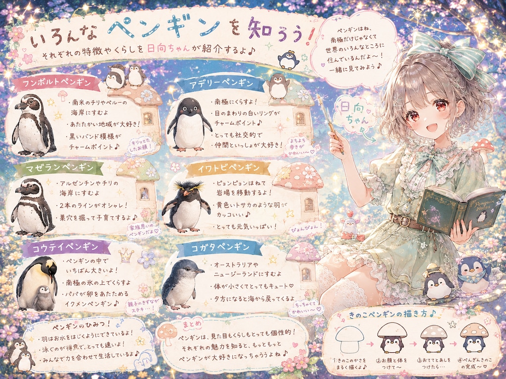 日向ちゃんのペンギン図鑑