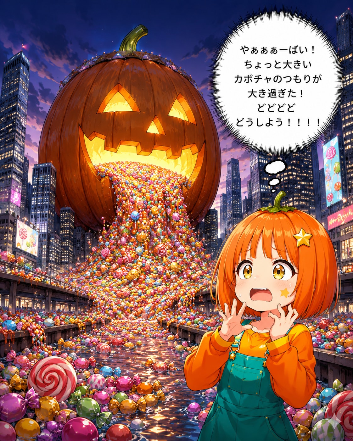 街を呑み込むキャンディー事件 | の人気AIイラスト・グラビア