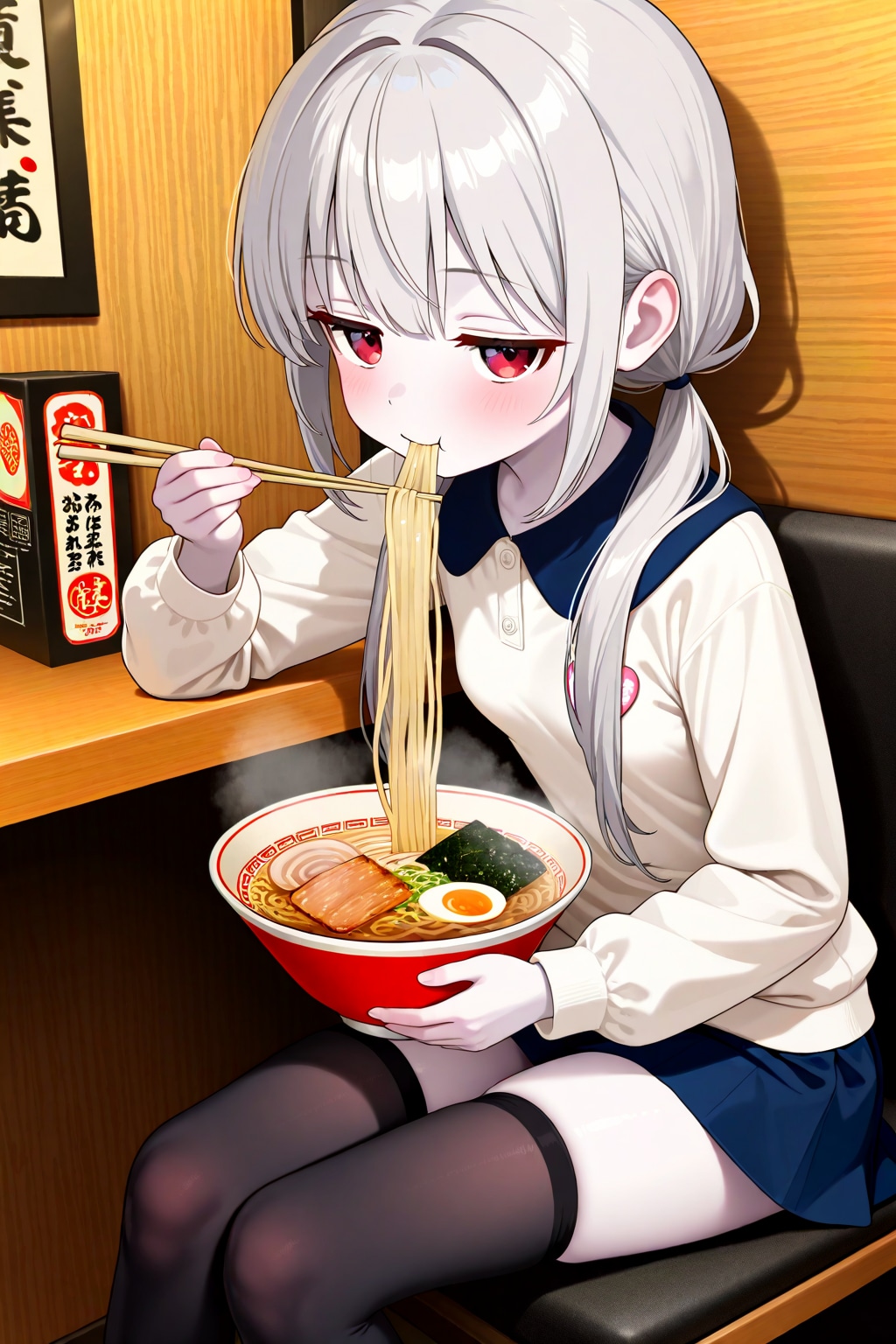 ラーメンとアイちゃん