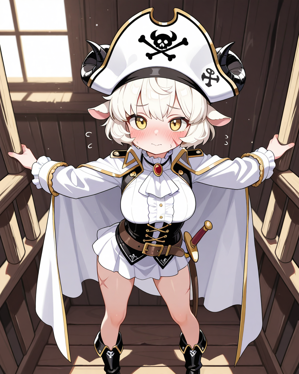 この胸・・・・恥ずかしいですぅ・・・。