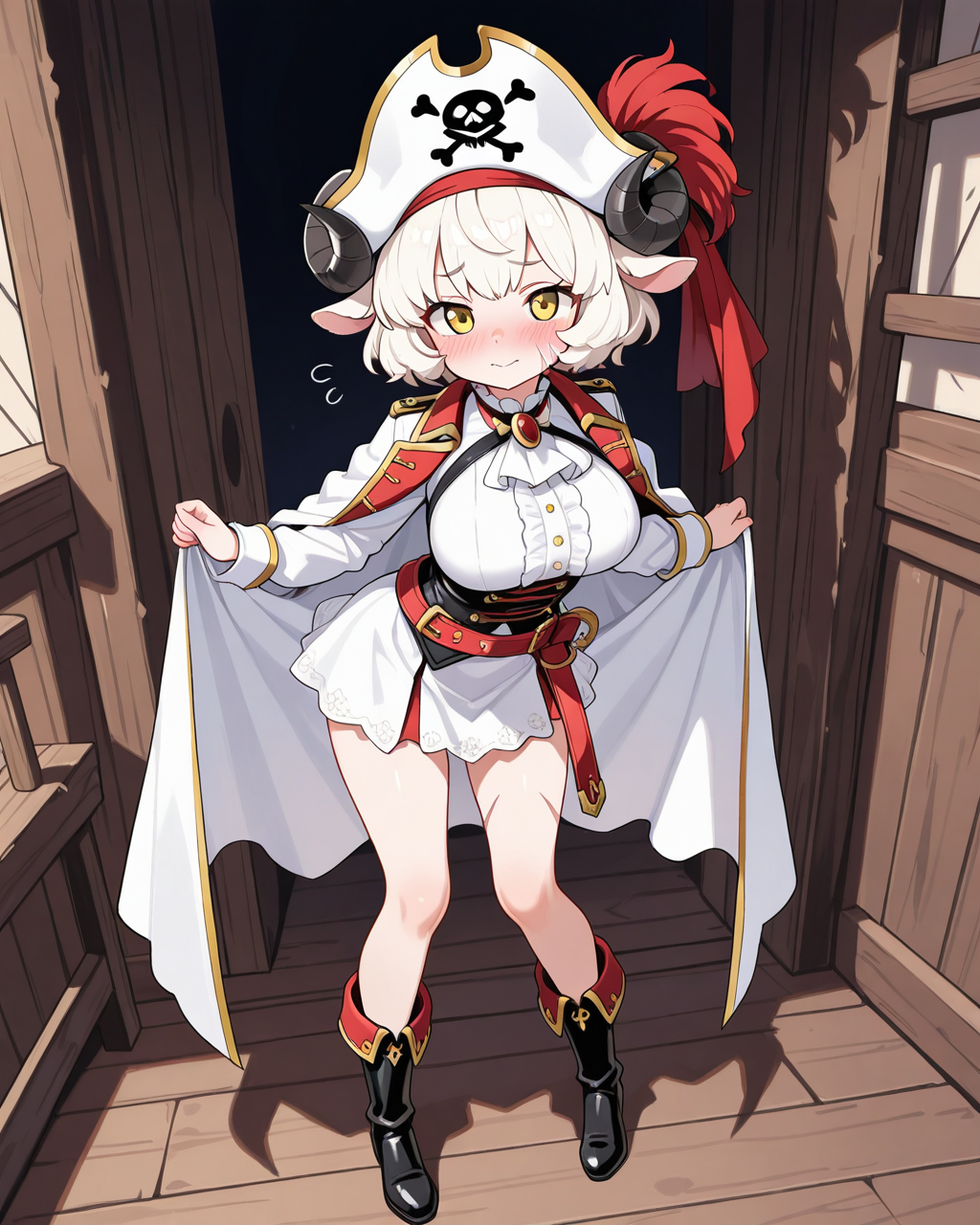 この胸・・・・恥ずかしいですぅ・・・。
