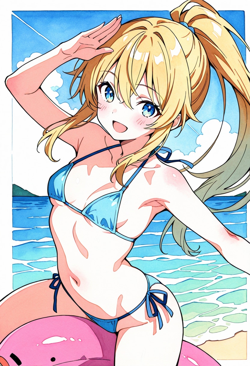 金髪ビキニちゃん