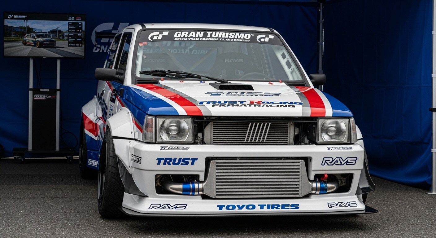 トーヨータイヤフィアットパンダのドリ車 | の人気AIイラスト・グラビア