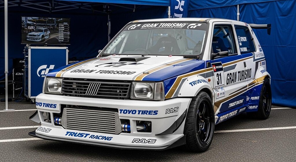 トーヨータイヤフィアットパンダのドリ車