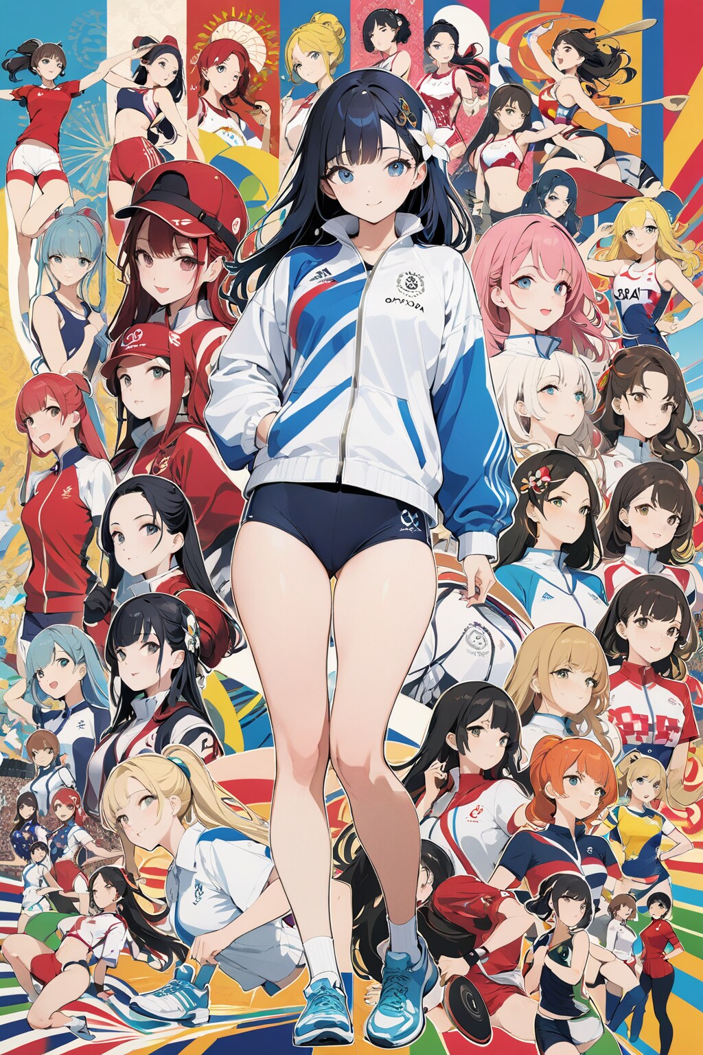 オリンピアンガールズ | の人気AIイラスト・グラビア