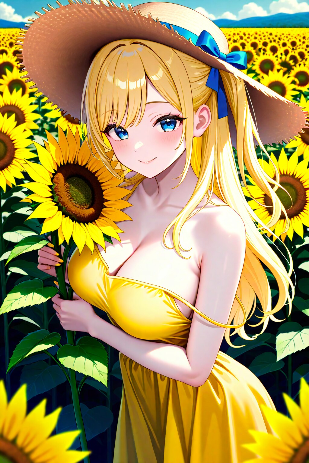 うちの子とひまわり